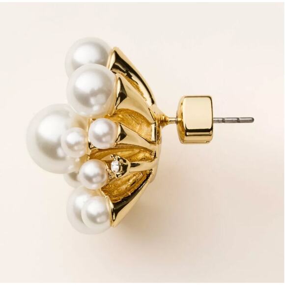 Kate Spade x Target Pearl Cluster Stud Earrings NEW - Picture 3 of 4